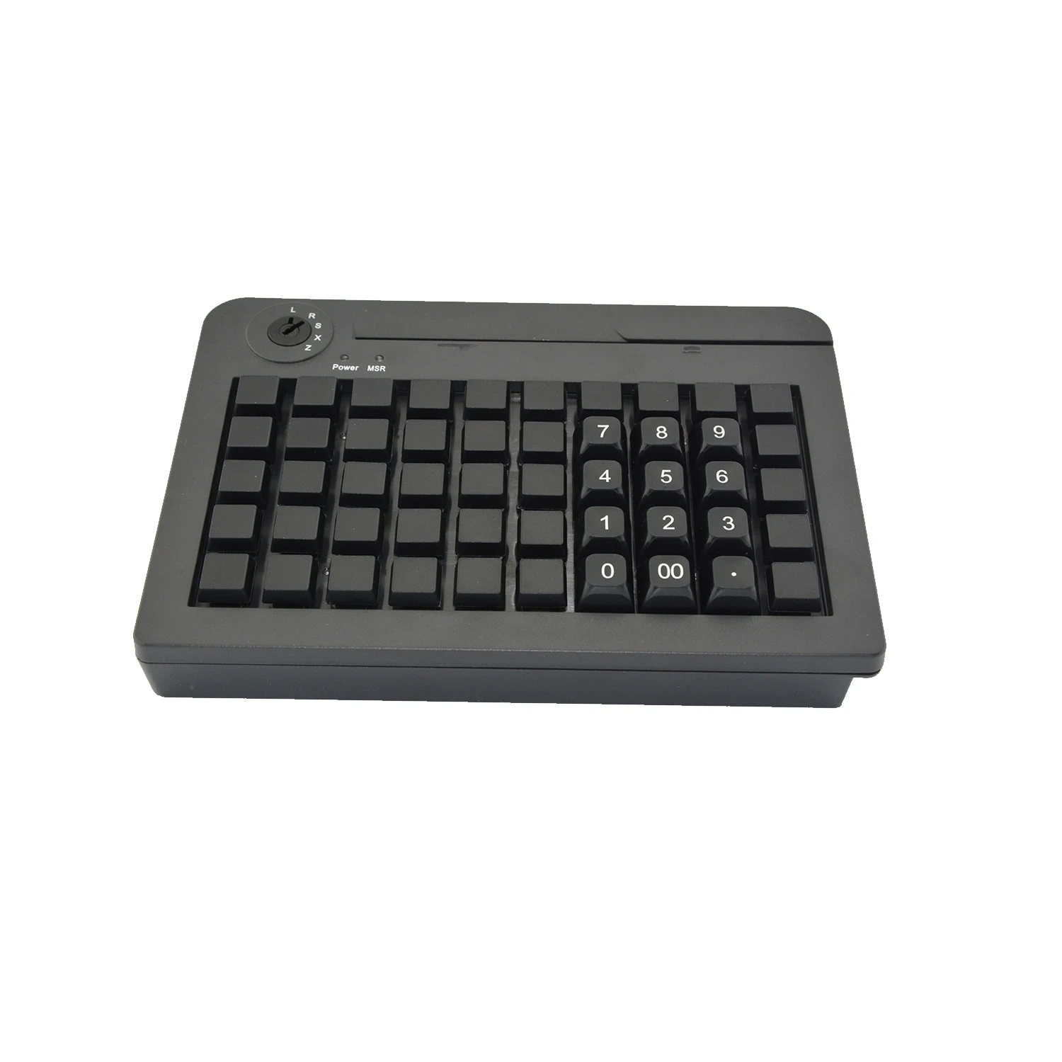 HOT POS Programmable Keyboard Membrane KB50 POS 50 Keys Mini keyboard Magnetic card readerSDK Free KB50M
