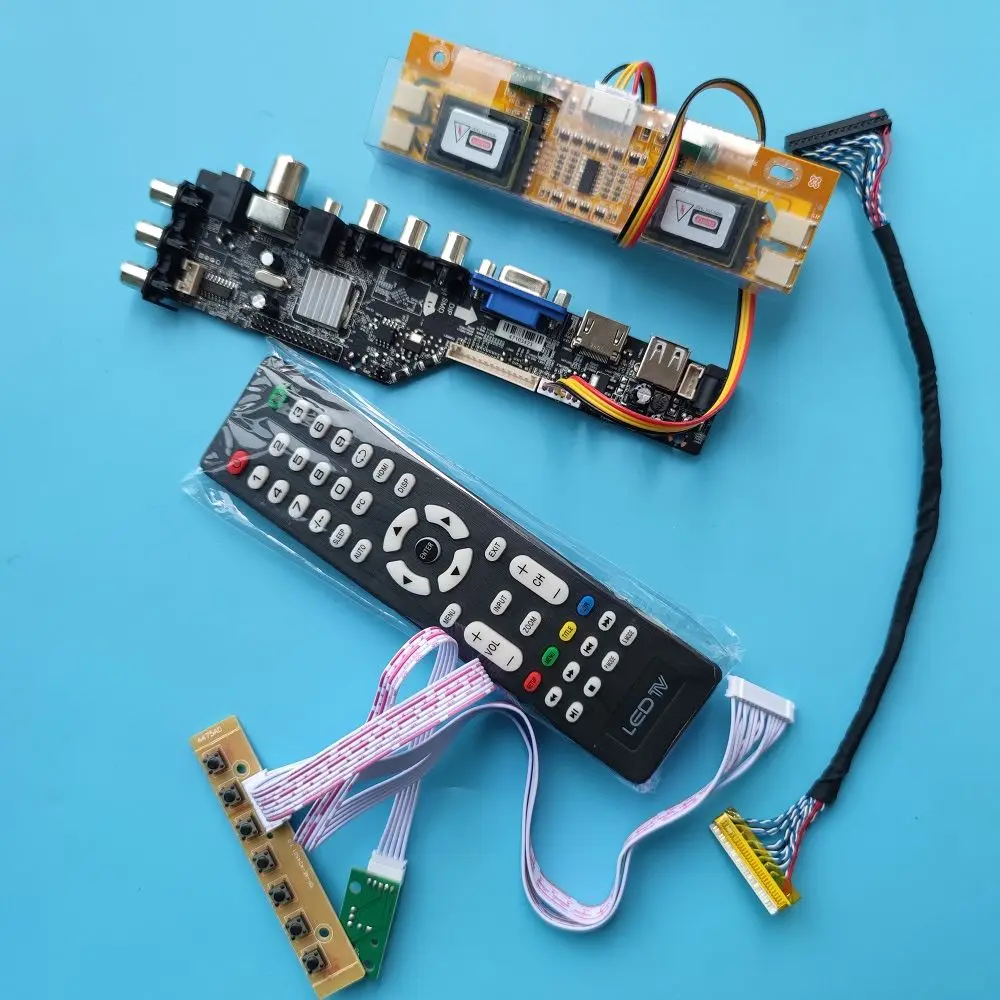 Совместимый с HDMI контроллер VGA M220Z1-L07/L08/L0A/L10 USB DVB-T плата TV цифровая ЖК-панель 1680X1050 4 CCFL 22 Совместимый с HDMI контроллер VGA M220Z1-L07/L08/L0A/L10 USB DVB-T плата TV цифровая ЖК-панель 1680X1050 4 CCFL 22