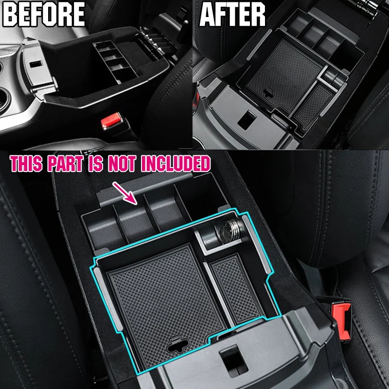 Автомобильная центральная консоль коробка для хранения подлокотник лоток Ford