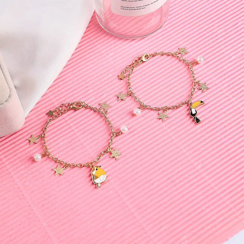 Женский очаровательный браслет Sansummer модный Повседневный Браслет золотистого