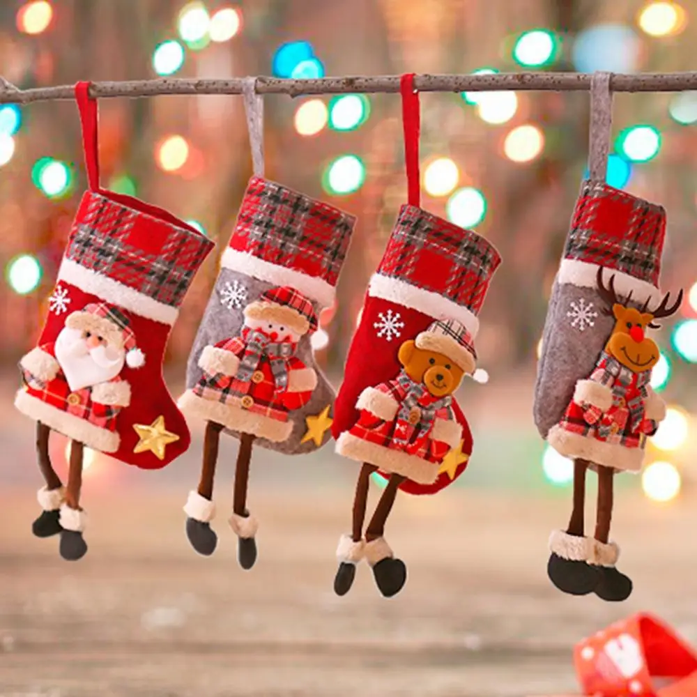 QIFU 2019 Рождественский подарок сумки украшения Рождественская елка