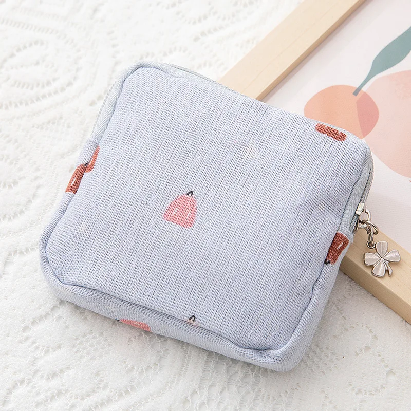 

Portable Cute Cosmetic Bag Women Makeup Pouch Toiletry Bag Fashion Necessaries Sanitary Pad Napkin Make Up Organizer Case