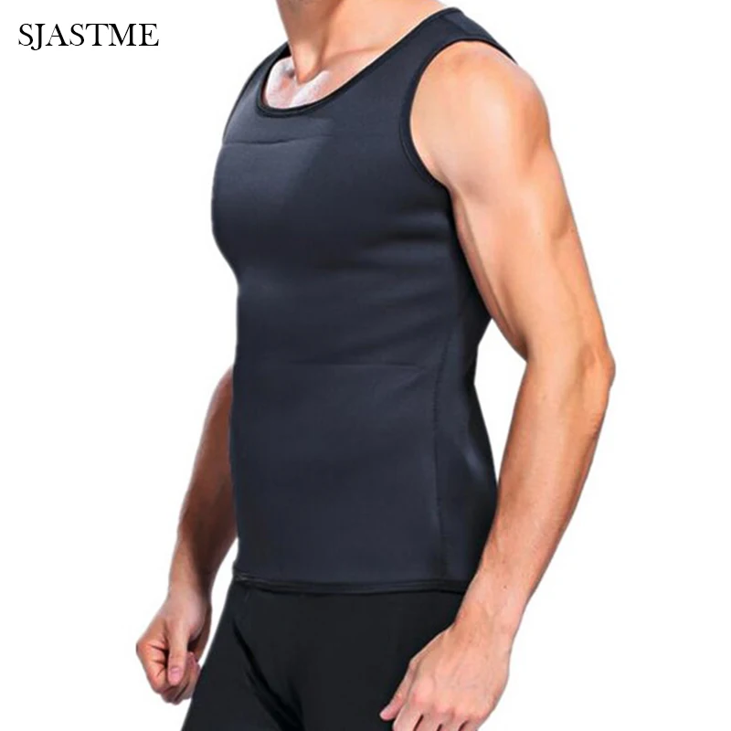 Мужская майка для похудения SJASTME топ из неопрена живота Abdo мужская Тонкая | одежда