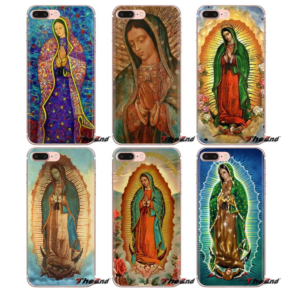 Для Xiao mi 6 A1 Max x 2 5X 6X Red Note 5 5A 4X 4A A4 4 3 Plus Pro силиконовый чехол Virgin De Guadalupe Virgen Mary |