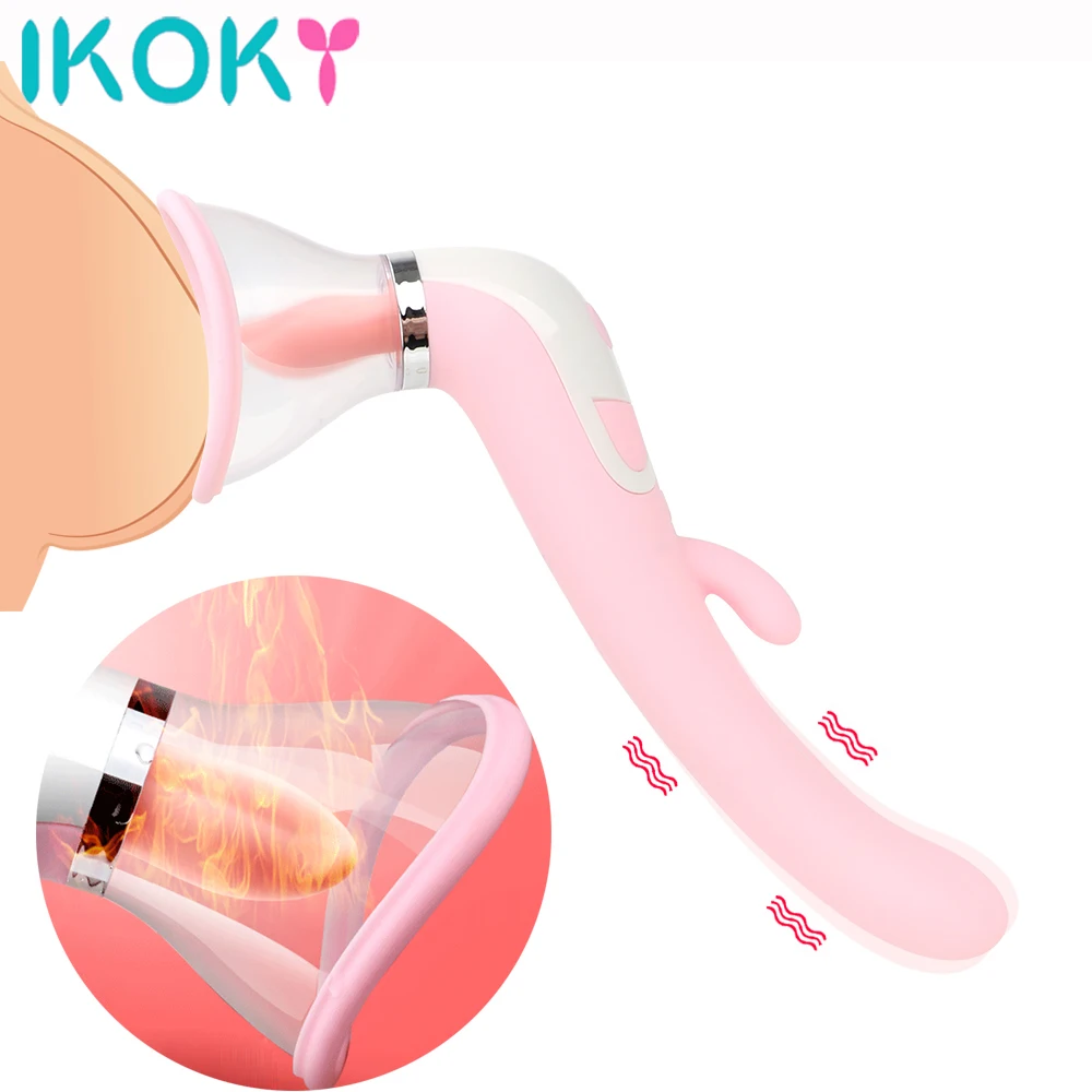 IKOKY вибратор для языка фаллоимитатор сосков стимуляция и клитора флирт