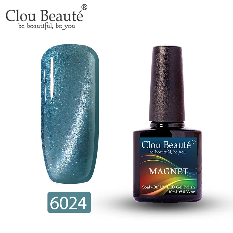 6024 Clou Beaute Гель-лак для кошачьих глаз 46 цветов маникюрный Декор гель лак для ногтей отмачиваемый лак для ногтей 10 мл Полупостоянный лак для ногтей - Цвет: 6024