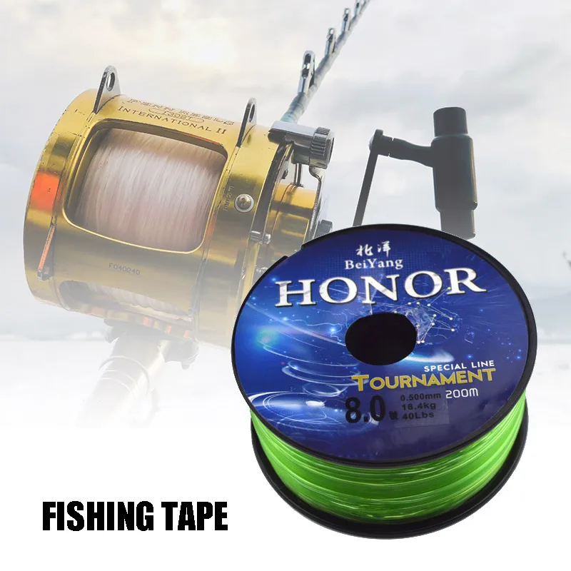 

200 м рыболовная леска с прочной оплеткой нейлоновая леска для Морской Воды SEC88