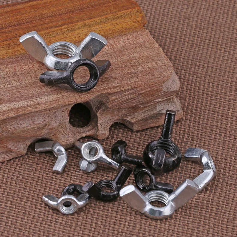Заводская точечная оцинкованная когтевая гайка бабочка крыло M3 M 4 6 8 10 12 шт.|Гайки|