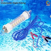 300w led underwater squid fishing light night lure submersible green blue white fishing led lights
