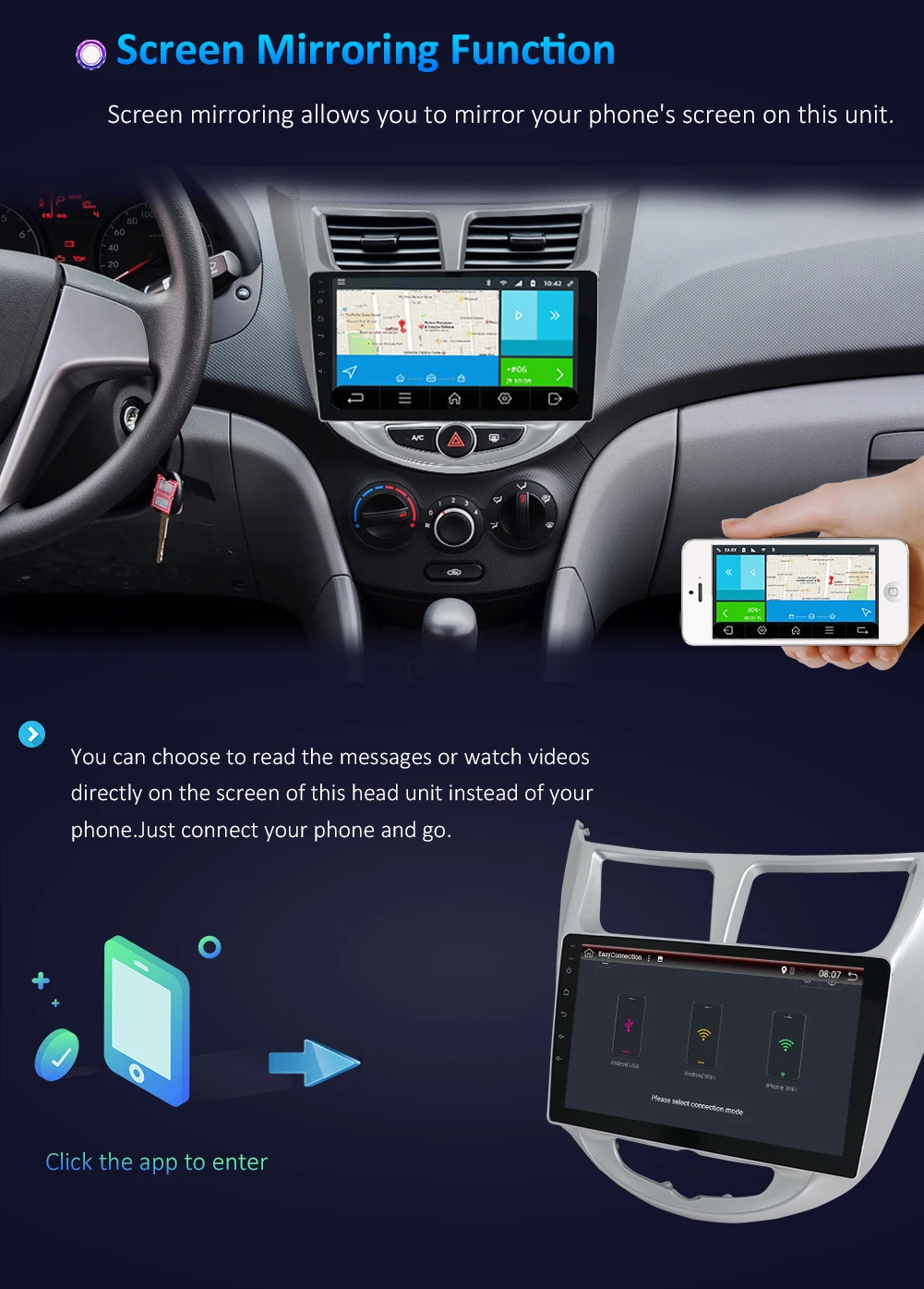 1 Din Автомобильный мультимедийный плеер для hyundai Solaris 2010- Восьмиядерный 4 Гб ОЗУ+ 64 Гб ПЗУ Авторадио автомобильный Радио стерео wifi dab obd