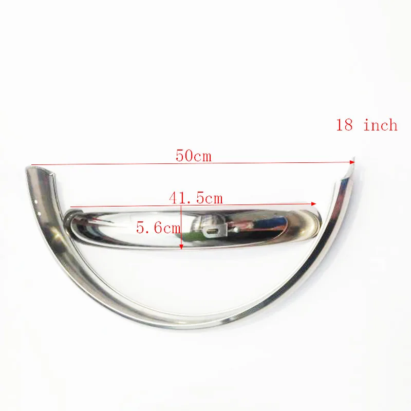 18 дюймов 20 Ретро дорожный велосипедный щиток из нержавеющей стали крыло переднее
