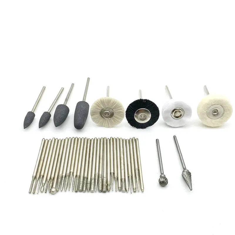 41 шт. Буры для полировки вольфрамовой стали с хвостовиком 2 35