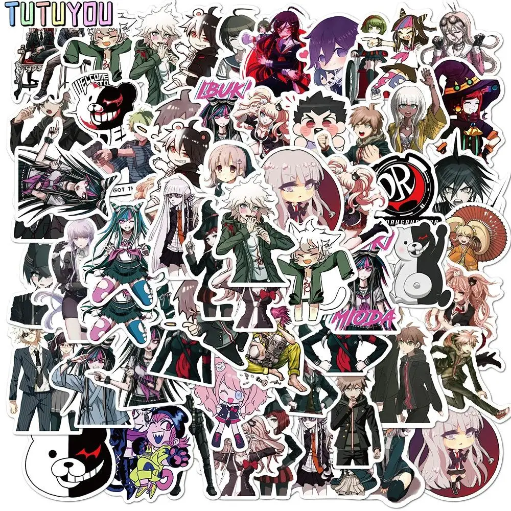 

PC1972 50pcs/set Hot Anime Scrapbooking Stickers Decal For Guitar Laptop Luggage Fridge Graffiti Sticker