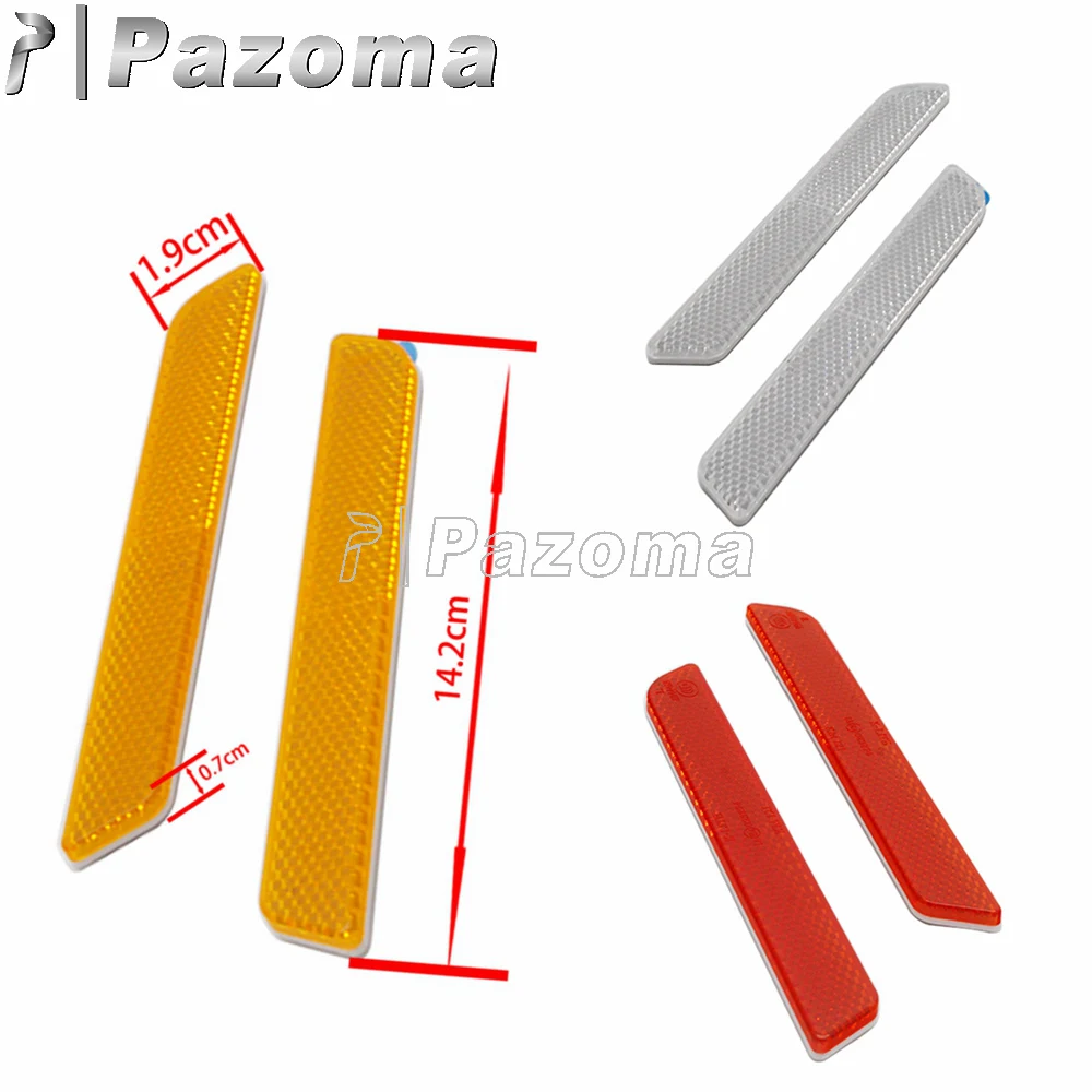 Отражатель мотоцикла стикер крышки с защелкой передний вилочный отражатель