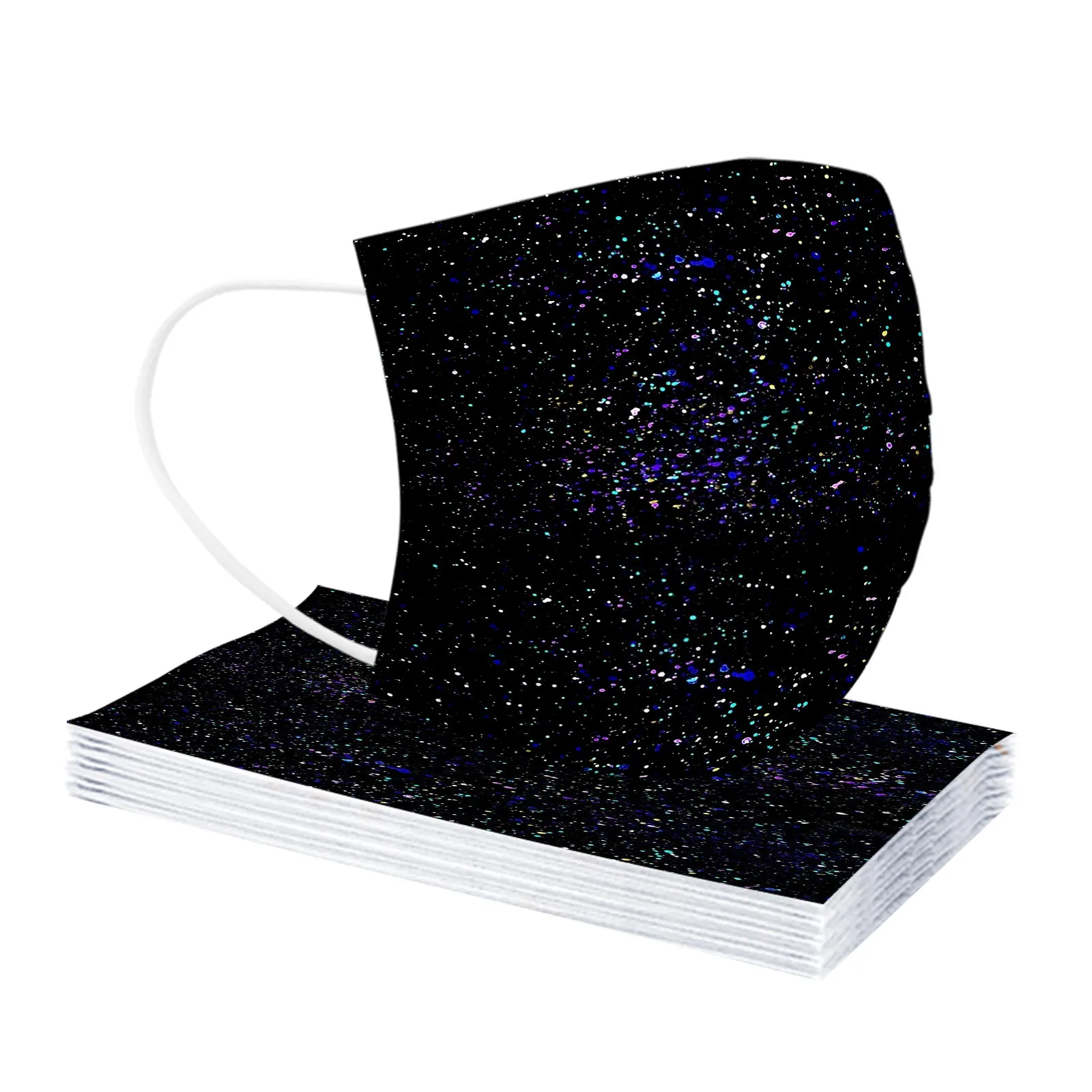 Маска одноразовая трехслойная унисекс с цветочным принтом 10 шт. | Красота и