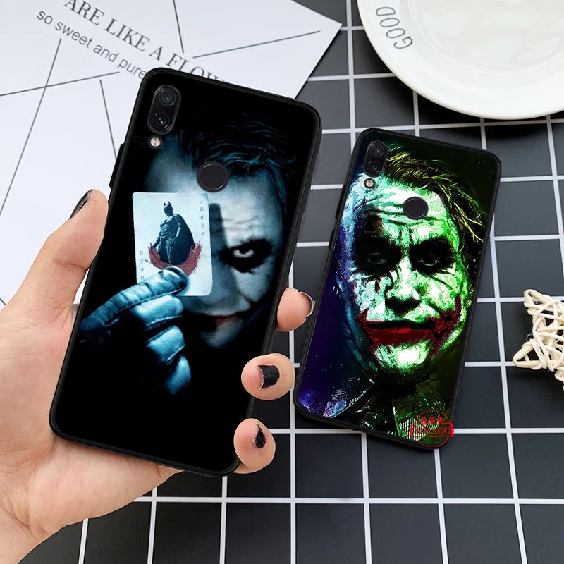 Джокер в продаже роскошный классный силиконовый случай для Redmi Примечание 4X5 Pro 6 5A