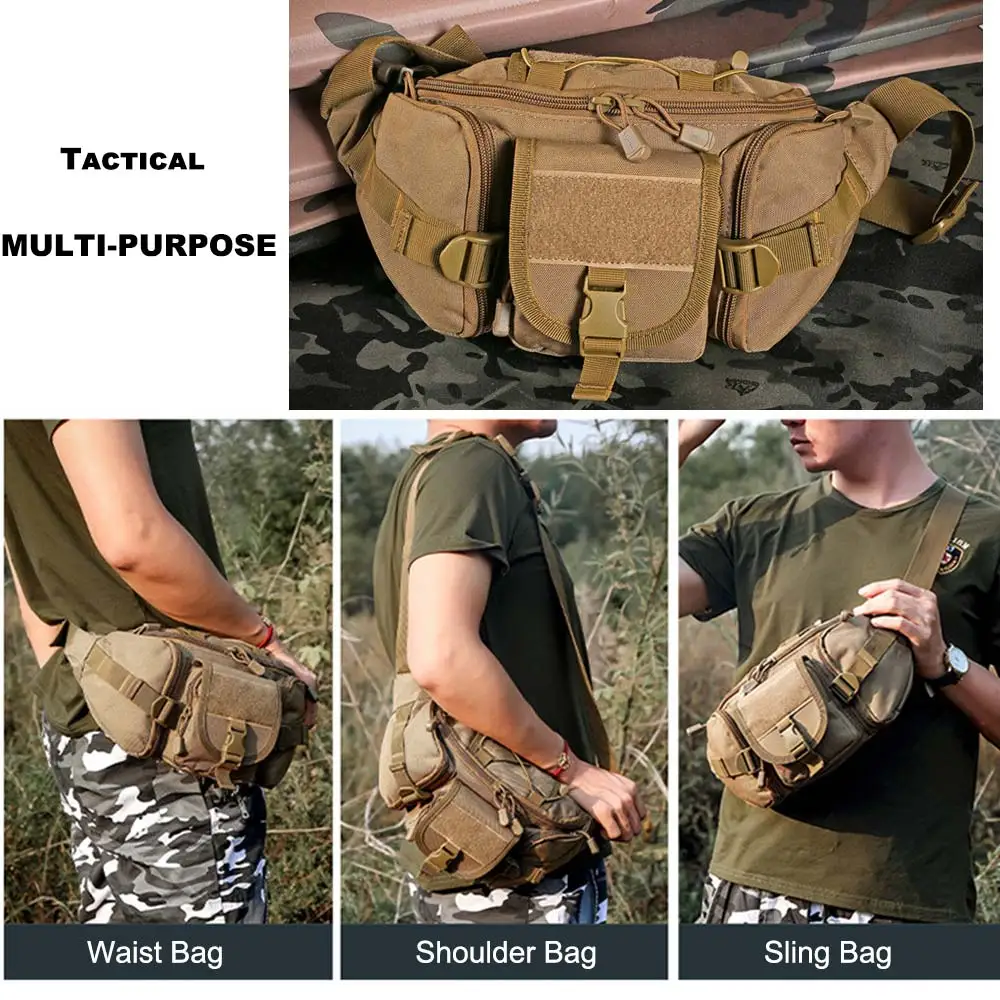 Тактическая поясная сумка Слинг Molle забавные сумки для пеших прогулок рыбалки