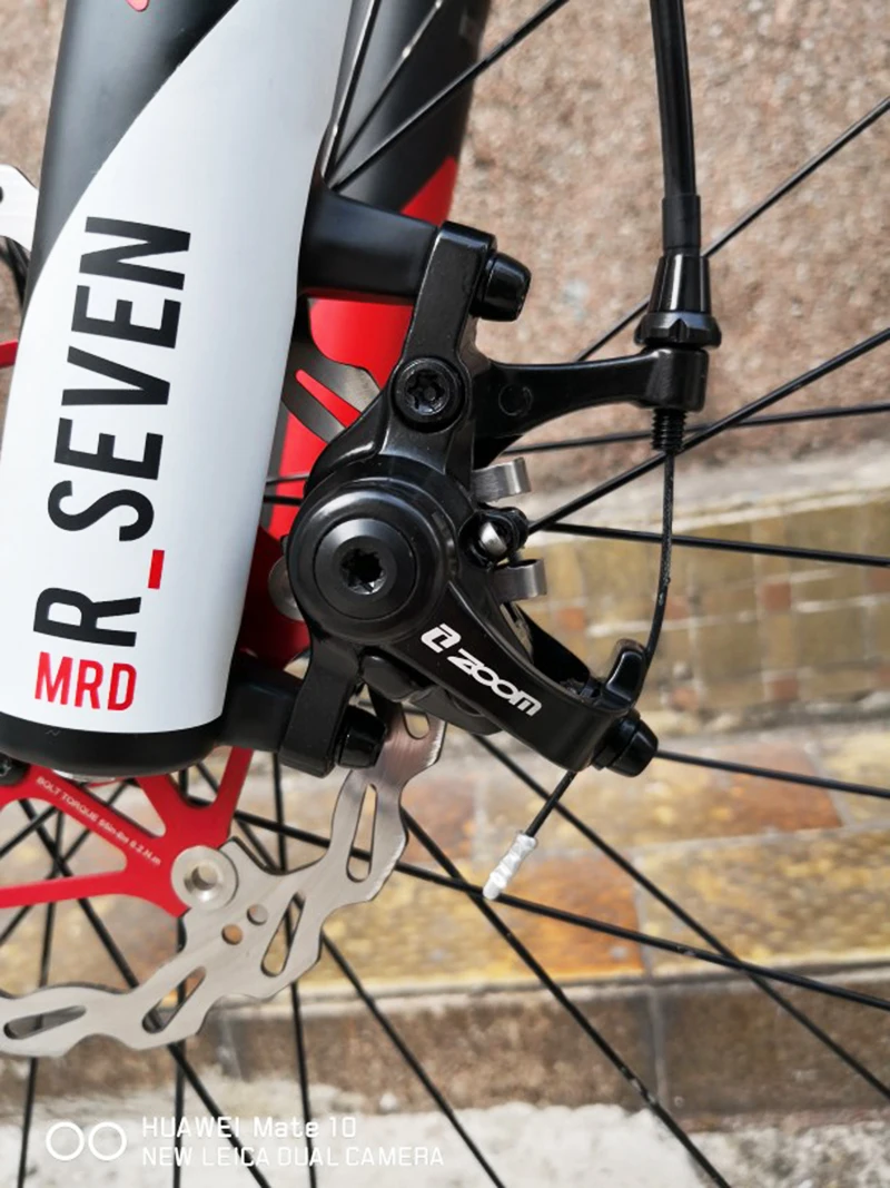 ZOOM MTB велосипед дисковый тормоз механический суппорт алюминиевый сплав дорожный Электрический велосипед двухсторонний тормоз Дисковые тормоза велосипедные части