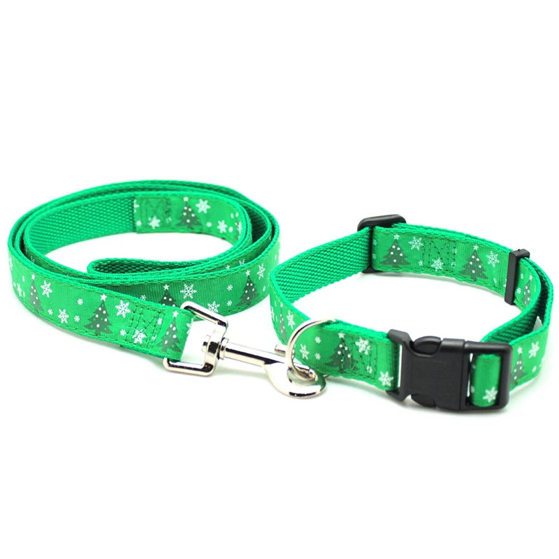 Ошейник для собак высокое качество Рождественский поводок домашних животных