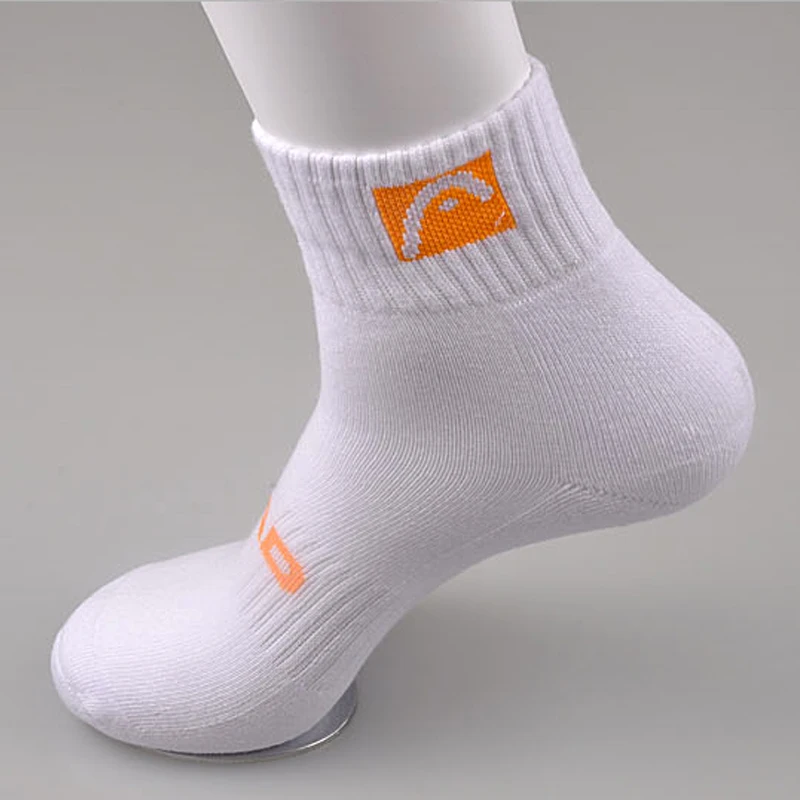 HEAD Tennis Squash Sports Socks Women Men Tennis Badminton Training Gym Knee-High Socks Thick Towel Bottom Cotton Sports Socks