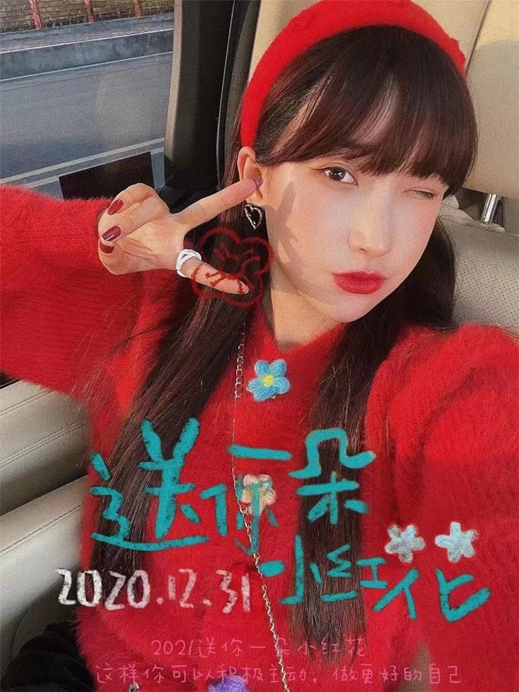 Женский кашемировый кардиган элегантный вязаный с круглым вырезом и пышными