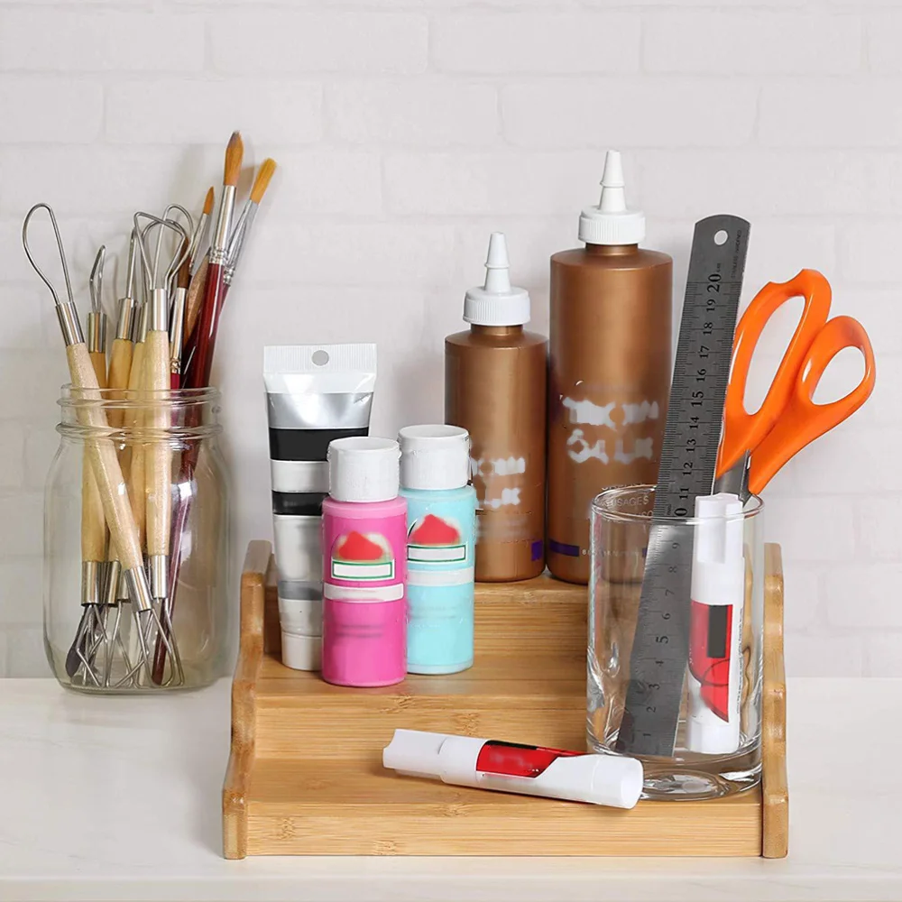 

Multi-function Storage Rack Seasoning Bottle Holder Cruet Supporter Bamboo Rack