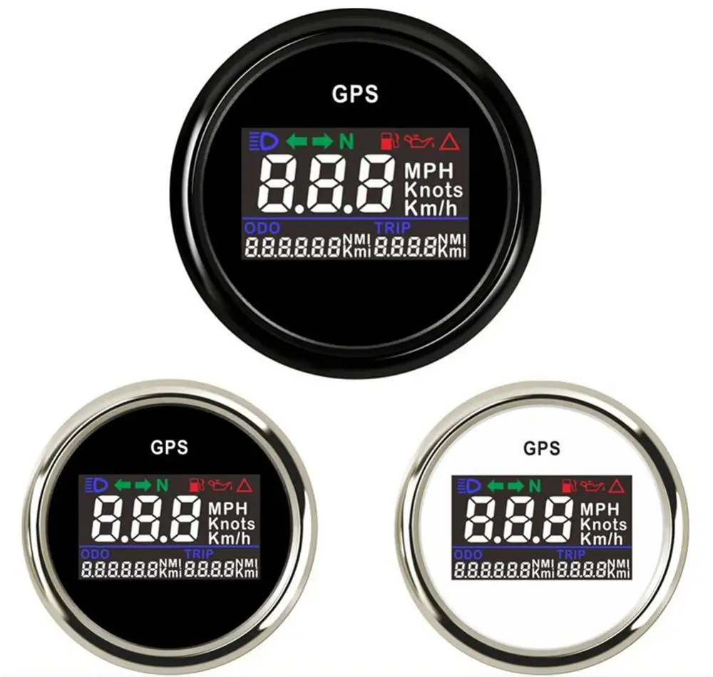 

Цифровой измеритель скорости с GPS, 0-999 миль/ч, 9-32 В