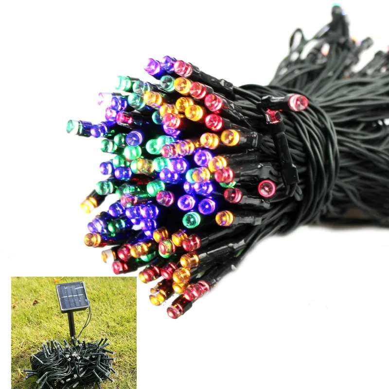 Гирлянда на солнечной батарее для улицы сада площади гирлянда водонепроницаемая