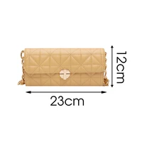 Chain PU Leather Armpit Bag For Women 2020 Fashion Shoulder Bags Lady Handbags and Purses Female Hand Bag Simple Style