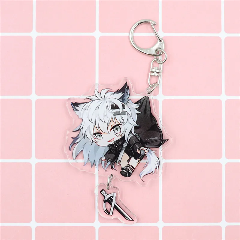 Новый акриловый брелок arknight Ansel парфюмерный Cliffheart Skadi Blue ядовитый черного цвета