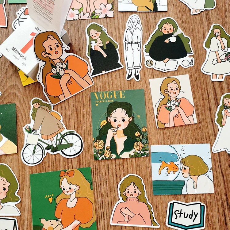 Наклейки для скрапбукинга 40 дюймов шт./пакет | Канцтовары офиса и дома