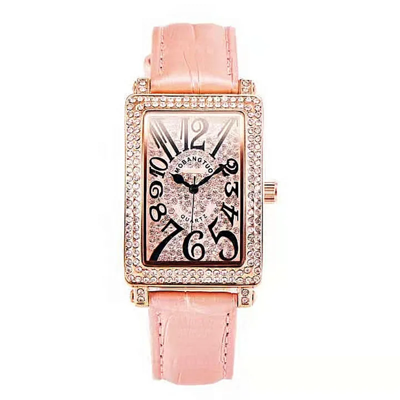 

Automatic Women's Watch Luxury Brand Fashion Rectangular Leather Belt Ladies Watch Student Waterproof Quartz Watch New 2021