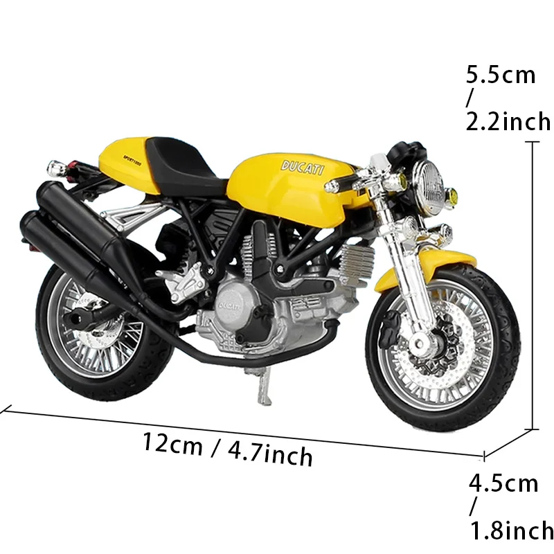 Maisto 1/18 1:18 Масштаб Ducati Sport 1000 Мотоциклы мотоциклы литье под давлением дисплей