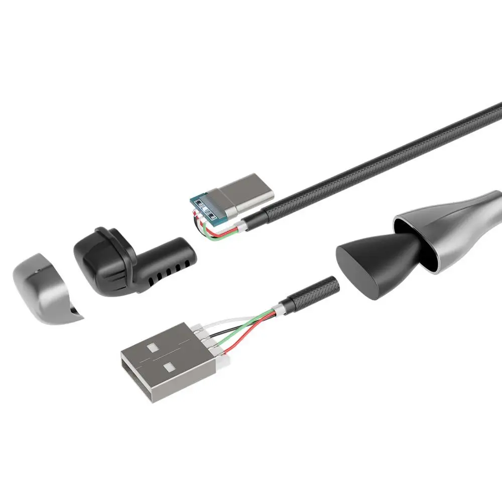 Mijia WSKEN кабель для передачи данных 3A usb type-C порт быстрая зарядка Быстрый зарядный передающий данные u-образный мобильный телефон линия для samsung