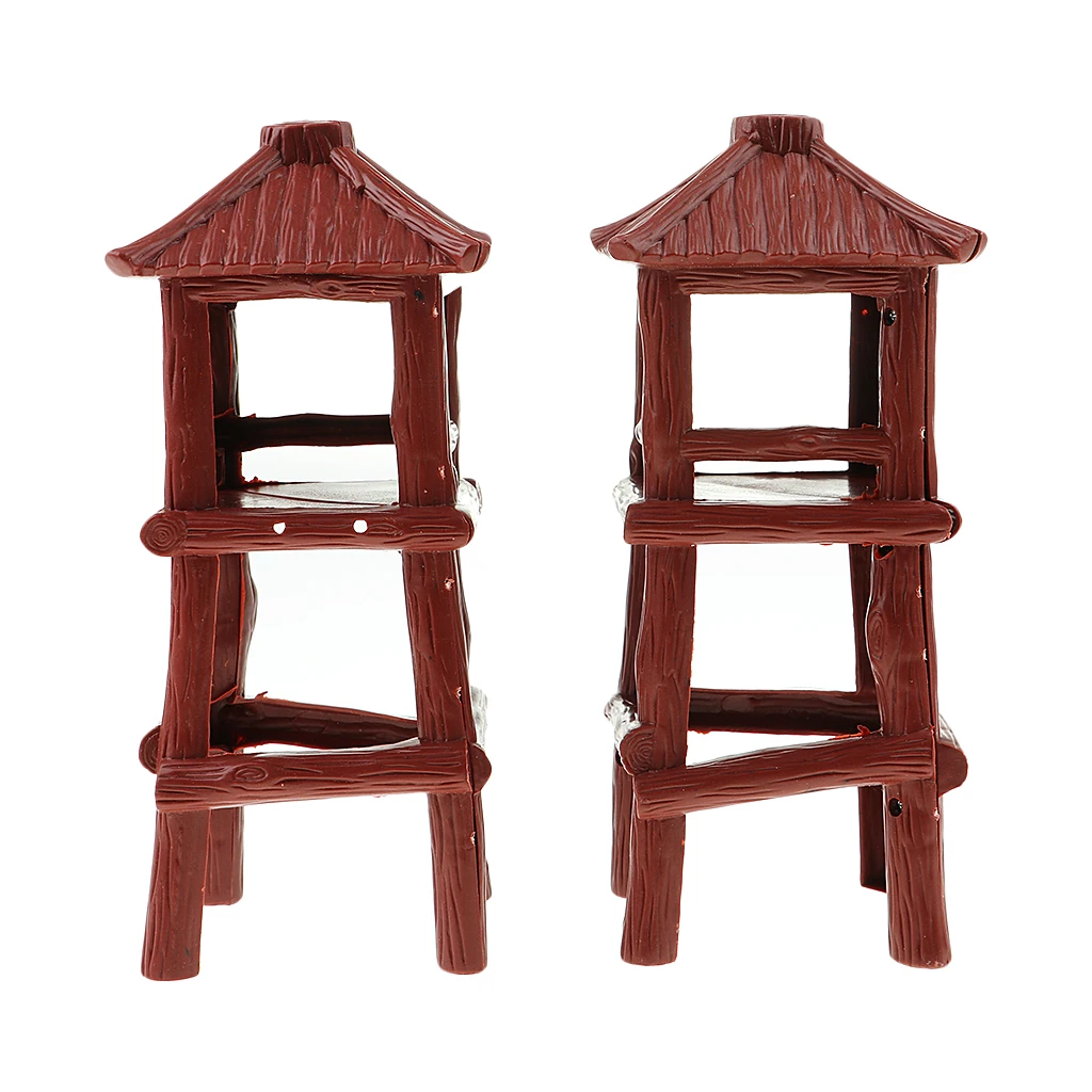 Комплект из 2 предметов в стиле милитари солдатика Сторожевая Башня 18 5 см для