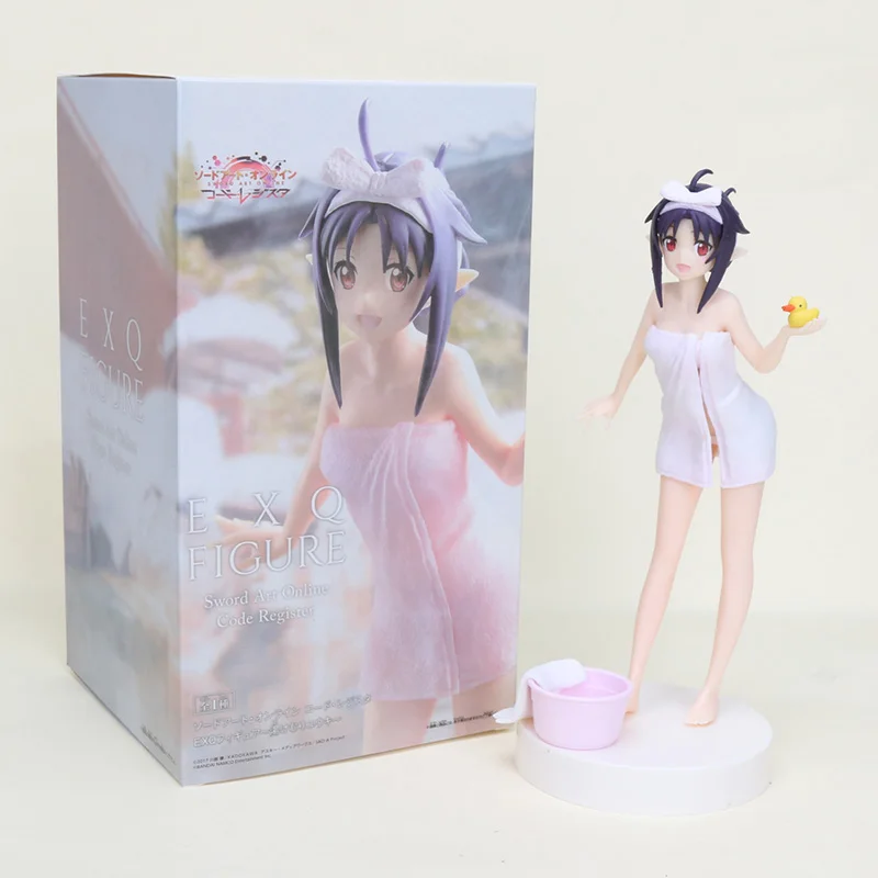 6 in box 18-23 см аниме Fate/Stay Night Saber tohsaka Rin Sword Art онлайн AsunaYuuk Sinon Алиса киригая Suguha халат ver фигурка игрушка - Цвет: 6 in box
