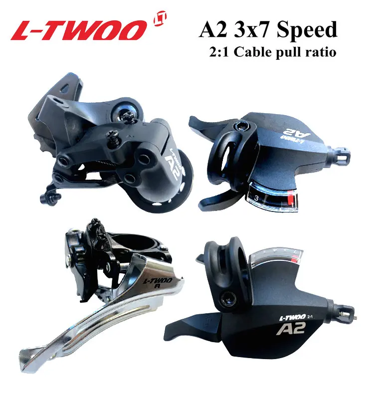 LTWOO Groupset A2 3x7 21 скорость переключатель передач + задний для велосипеда MTB кассета 32T