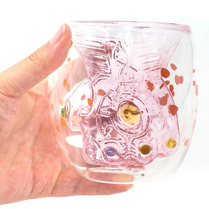 Перчатки танос бесконечность термостойкая стеклянная чашка с двойными стенками