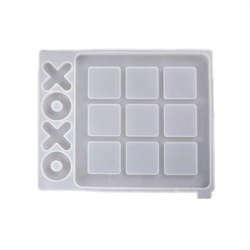 

DIY Tic Tac Toe Game and X O Silicone Resin Mold Classic Game Fun Resin Mold Kit