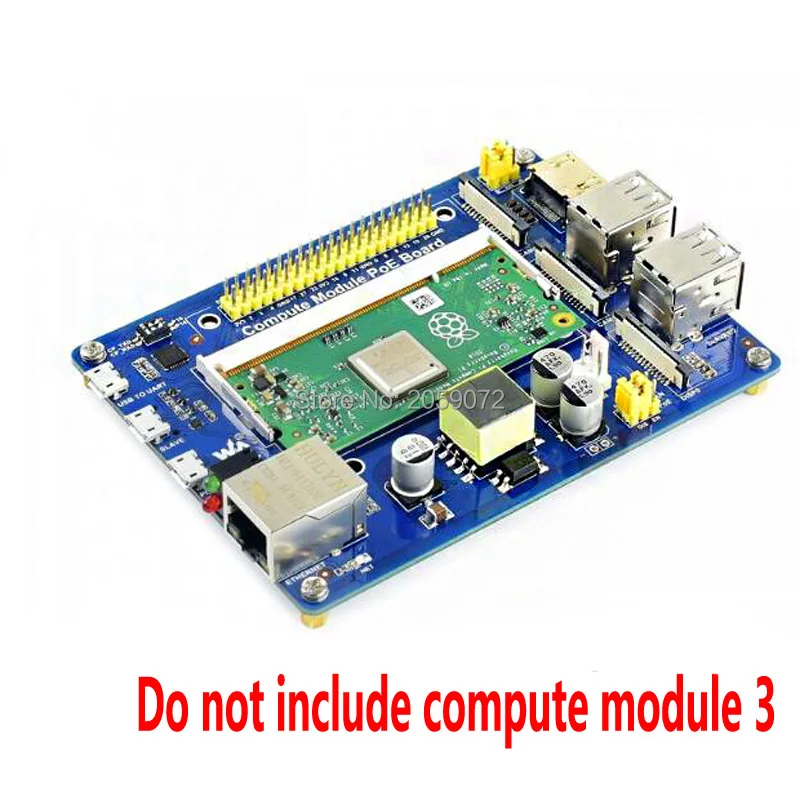 Компьютерный модуль io board с функцией poe для raspberry pi см3/cm3l/см3 plus/см3 plus