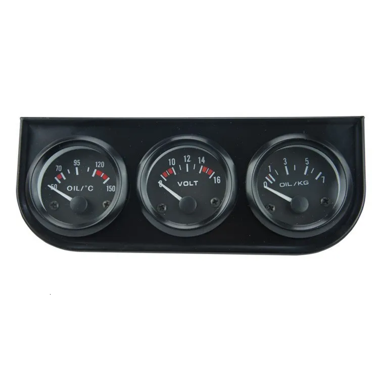 CNSPEED Универсальный 52 мм Железный стручок автомобиля тройной Gauge Pod 3 Держатель Кронштейн Автомобильный манометр стручок 52 мм 3 Держатель Приборной Панели держатель измерителя