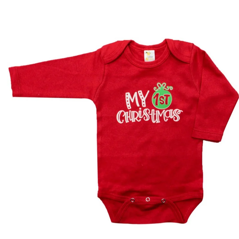 2 предмета рождественские боди для новорожденных + штаны одежда маленьких