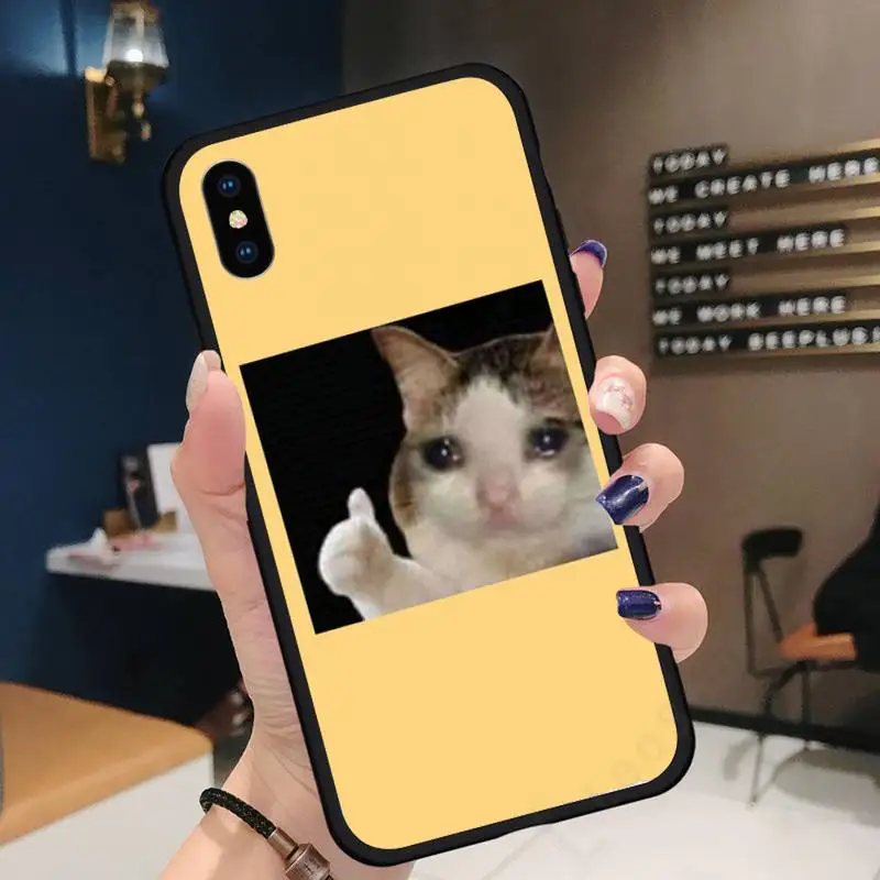

Aesthetic Cute Animal Cat Phone Case for iPhone 11 12 pro XS MAX 8 7 6 6S Plus X 5S SE 2020 XR