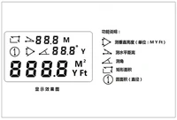 Military Used Digital Accurate Laser Rangefinder rs232