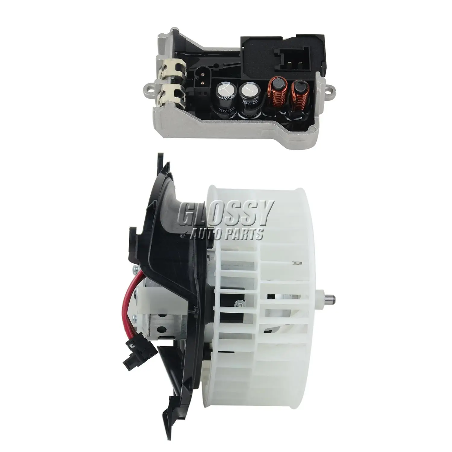 AP02 A/C нагреватель вентилятор двигателя + резистор регулятора для Mercedes W220 W215 2208203542