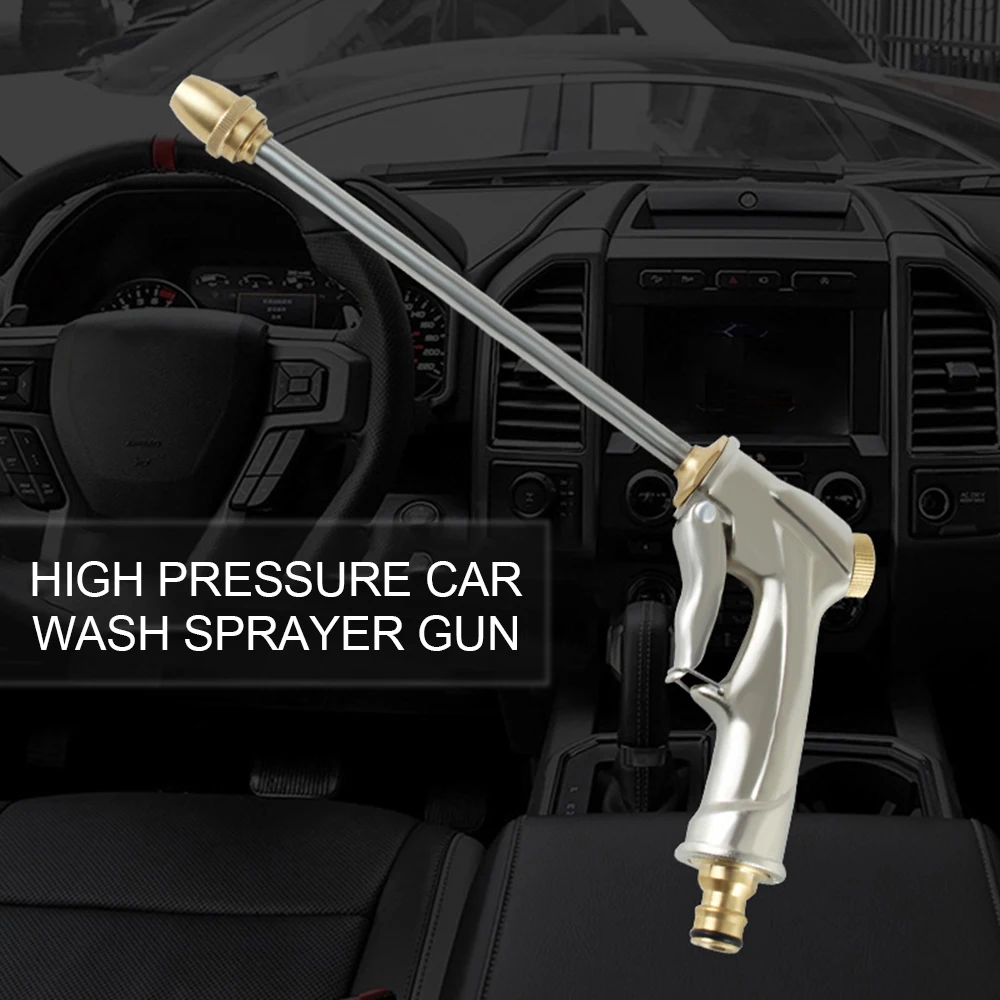 

Garden Hose Nozzle High Pressure Car Wash Sprayer Gun Handheld Water Hose Nozzle for Watering Plants Showering Pet
