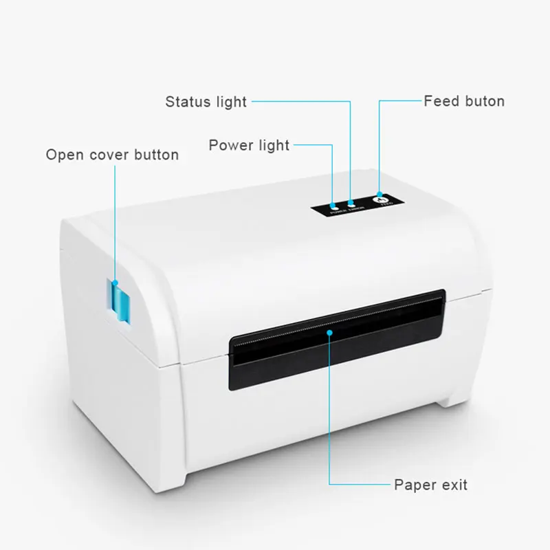 Принтер для этикеток HBAPOS устройство изготовления и штрих-кодов 4x6