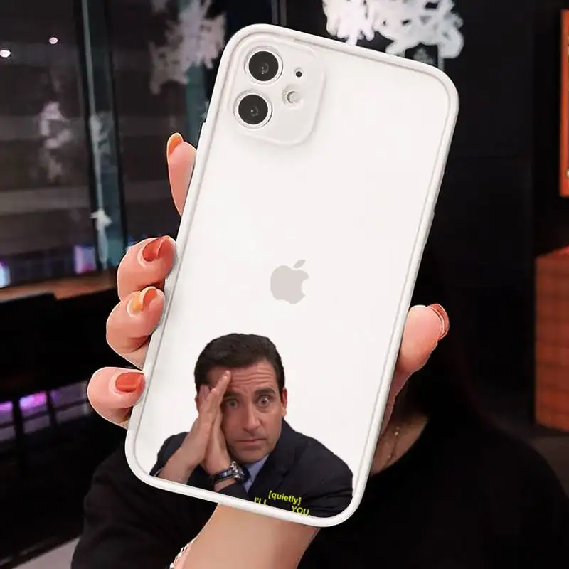 

The Office TV series Phone Cases matte transparent For iphone 7 8 11 12 plus mini x xs xr pro max cover