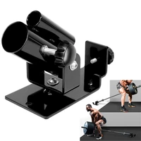 fitness t bar row plate post 360 swivel insert barbell attachment gym equipment back exercise for deadlift leg squat workout