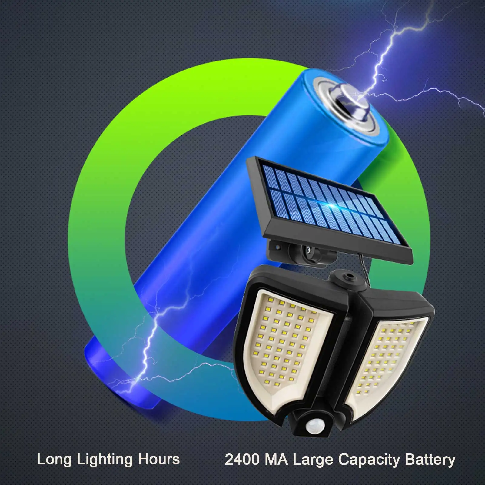 

Divided Solar Lamp Human Indtion Wall Lamp Waterproof IP65 90LED solar powered lamp outdoor LED solar light